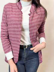 Cardigan giacchino a righe