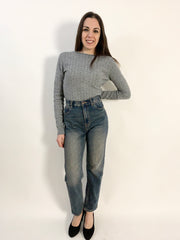 Comodo jeans lavaggio sfumato