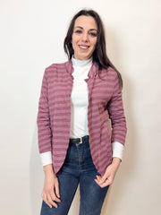 Cardigan giacchino a righe