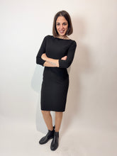 Celyn B. · Abito tubino nero, linea Elisabetta Franchi