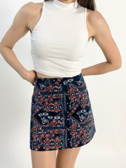 Gonna velluto liscio