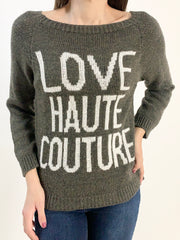 Pullover misto lana e alpaca