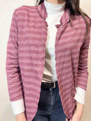 Cardigan giacchino a righe