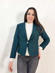 Giacchina verde petrolio