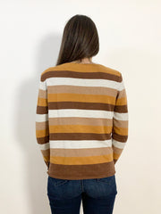 Pullover a righe con lurex