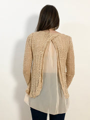 Pullover traforato