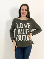 Pullover misto lana e alpaca