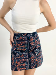 Gonna velluto liscio