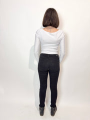 Replay · Jeans skinny neri a vita regolare