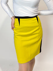 Pennyblack · Gonna a tubino bicolore giallo e nero