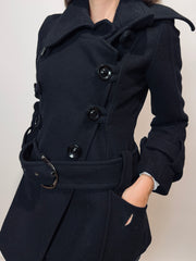 Phard · Cappottino sartoriale con cintura in vita