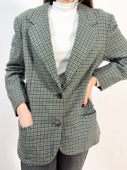 Blazer fantasia in lana
