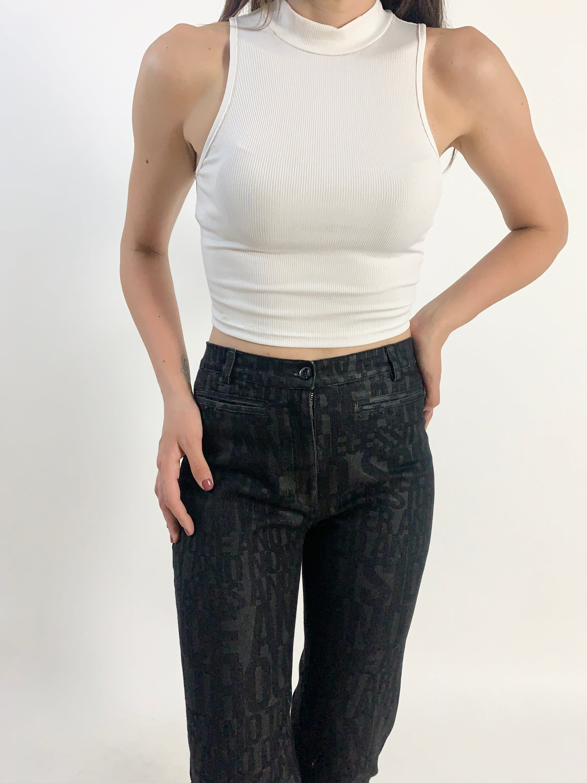 Jeans tono su tono
