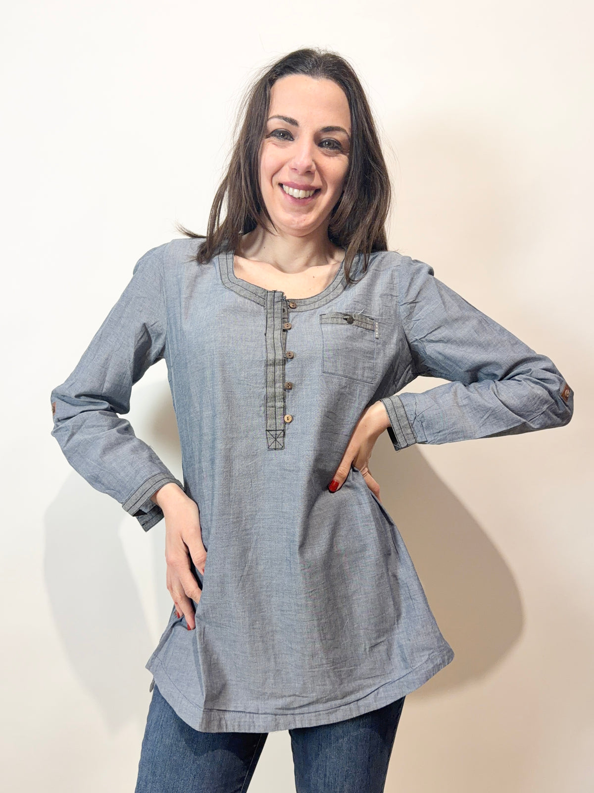 Blusa puro cotone