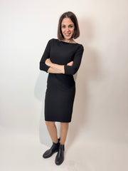 Celyn B. · Abito tubino nero, linea Elisabetta Franchi