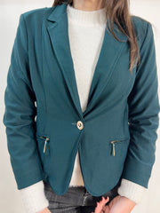 Giacchina verde petrolio