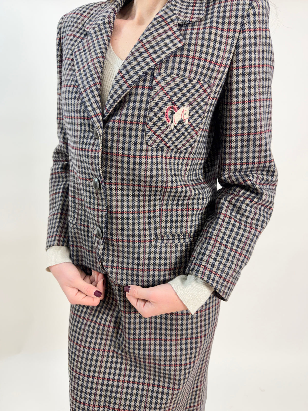 Tailleur lana e cashmere