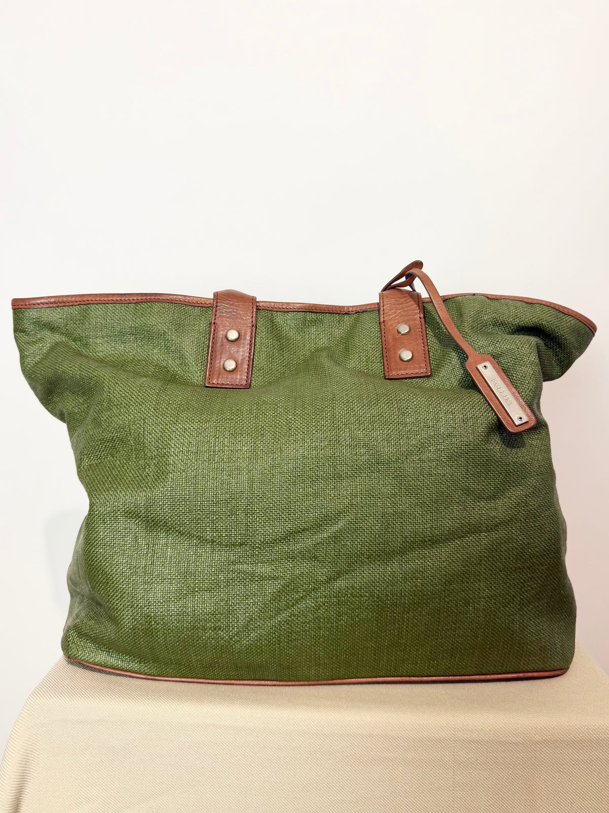 Pollini · Maxi tote bag, epoca vintage