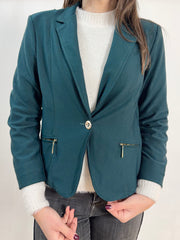 Giacchina verde petrolio