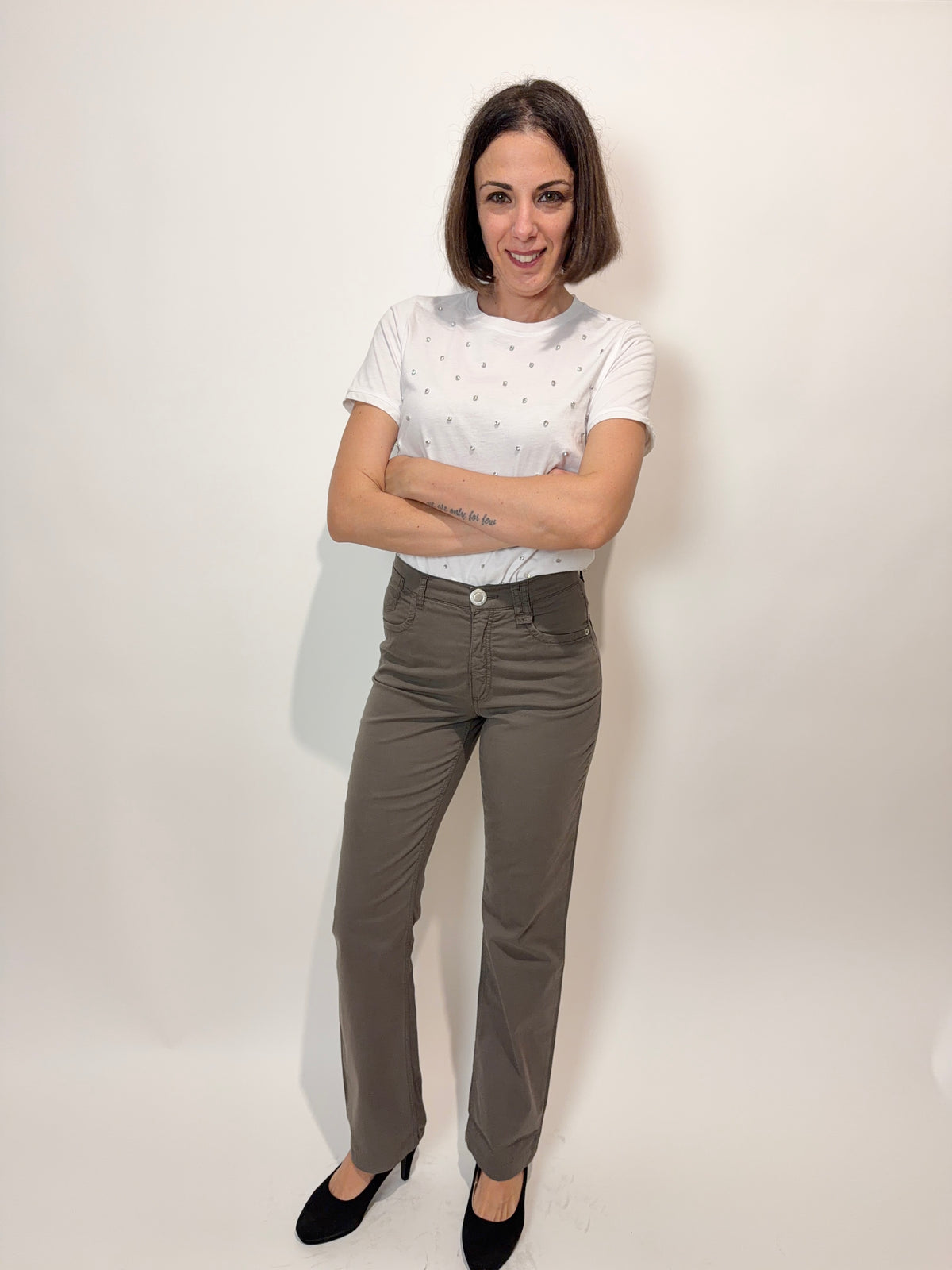 Les Copains · Pantalone in cotone, linea dritta