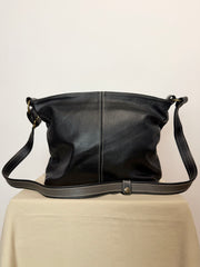 Avorio · Borsa in vera pelle