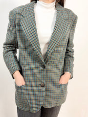 Blazer fantasia in lana