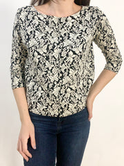 Sottogiacca bianco e nero