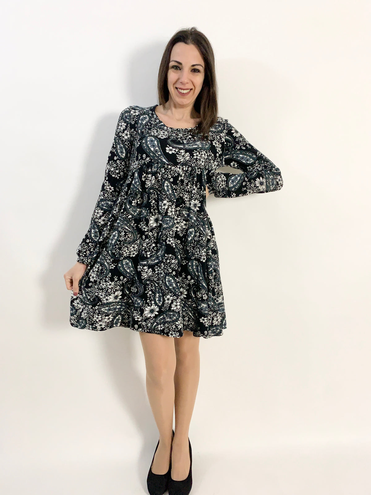 Abito effetto svolazzante