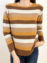 Pullover a righe con lurex