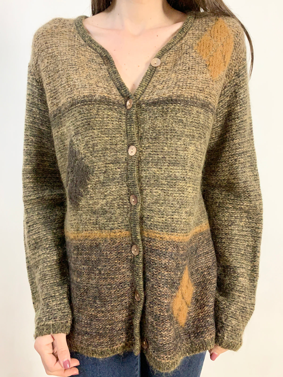 Cardigan mohair