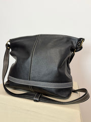 Avorio · Borsa in vera pelle