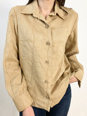 Camicia effetto scamosciato