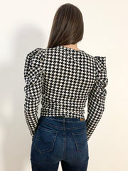 Sottogiacca bianco e nero