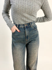 Comodo jeans lavaggio sfumato