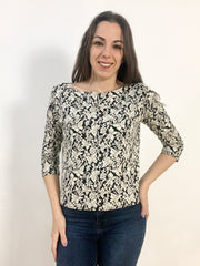 Sottogiacca bianco e nero