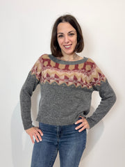 Pullover vintage · Fantasia geometrica