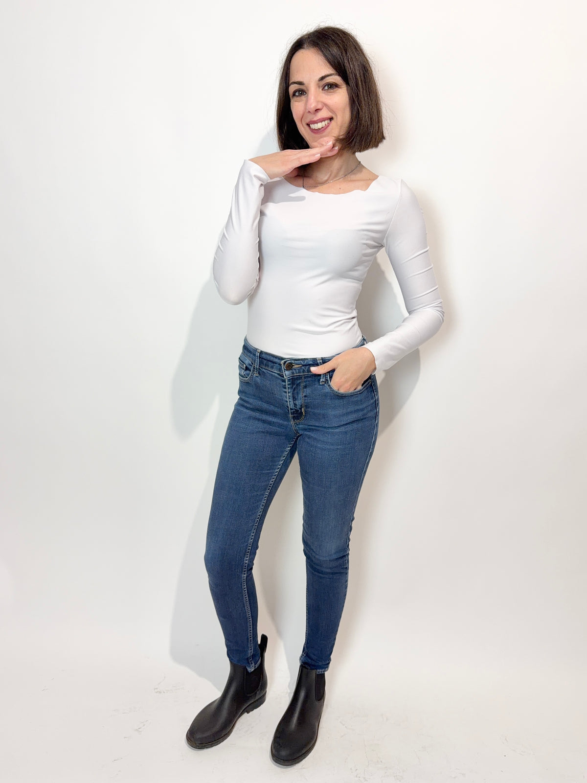 Levi’s · 710 Super Skinny, denim contemporaneo