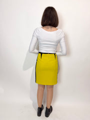 Pennyblack · Gonna a tubino bicolore giallo e nero