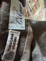 Les Copains · Gonna sartoriale in pura lana grigio mélange